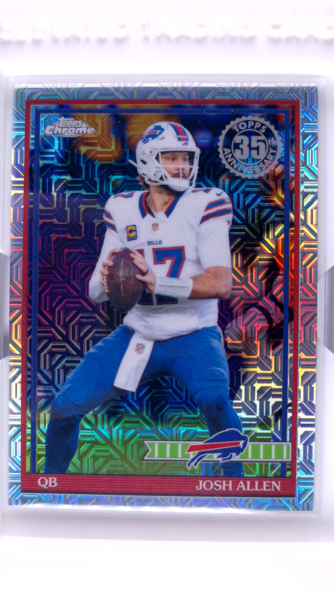 #91TC-11 Josh Allen 1991 Topps Football Chrome - front