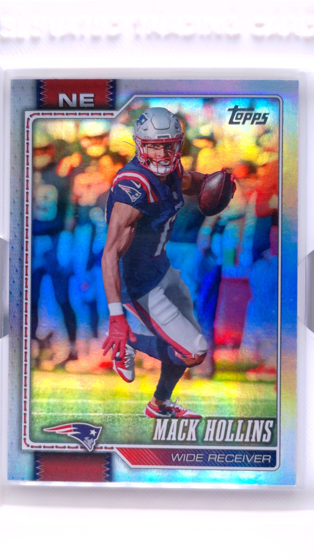 #140 Mack Hollins Holo Foil - front