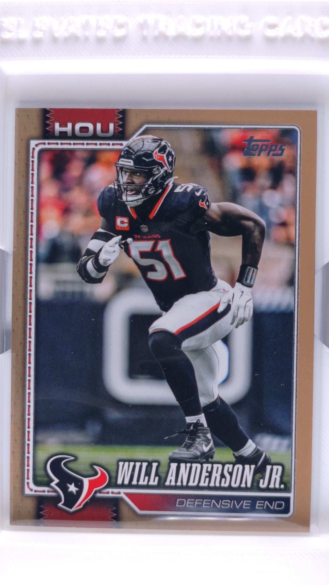 #82 Will Anderson Jr. Gold #1270/2026 - front