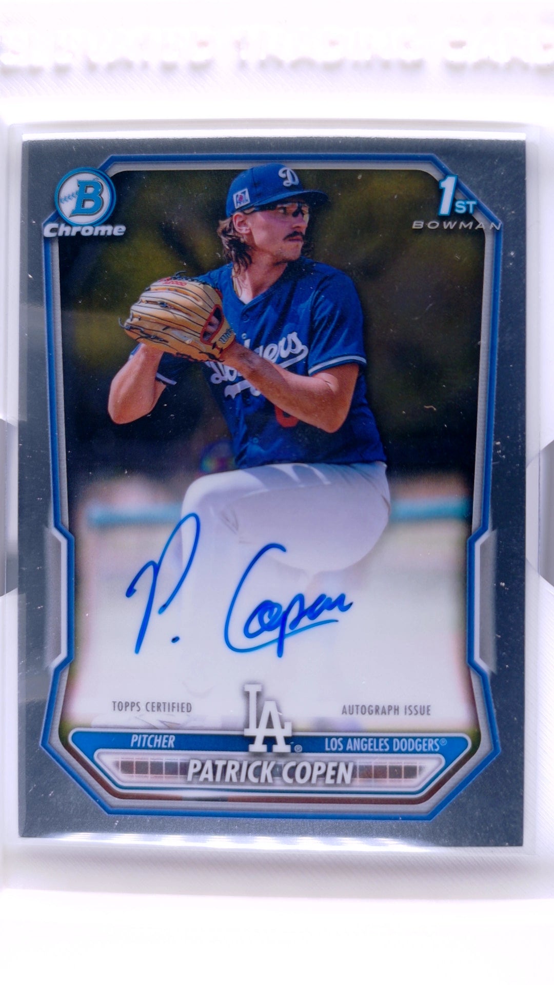 #CPA-PC Patrick Copen Bowman Chrome Prospect Autographs - front