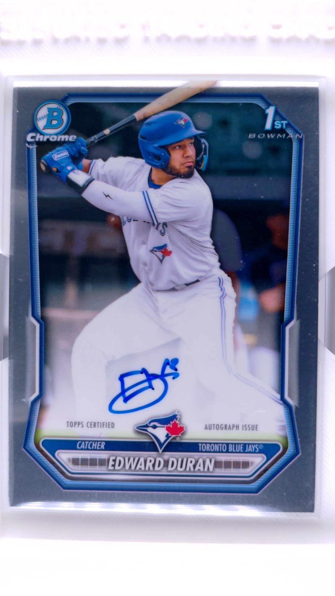 #CPA-ED Edward Duran Bowman Chrome Prospect Autographs - front