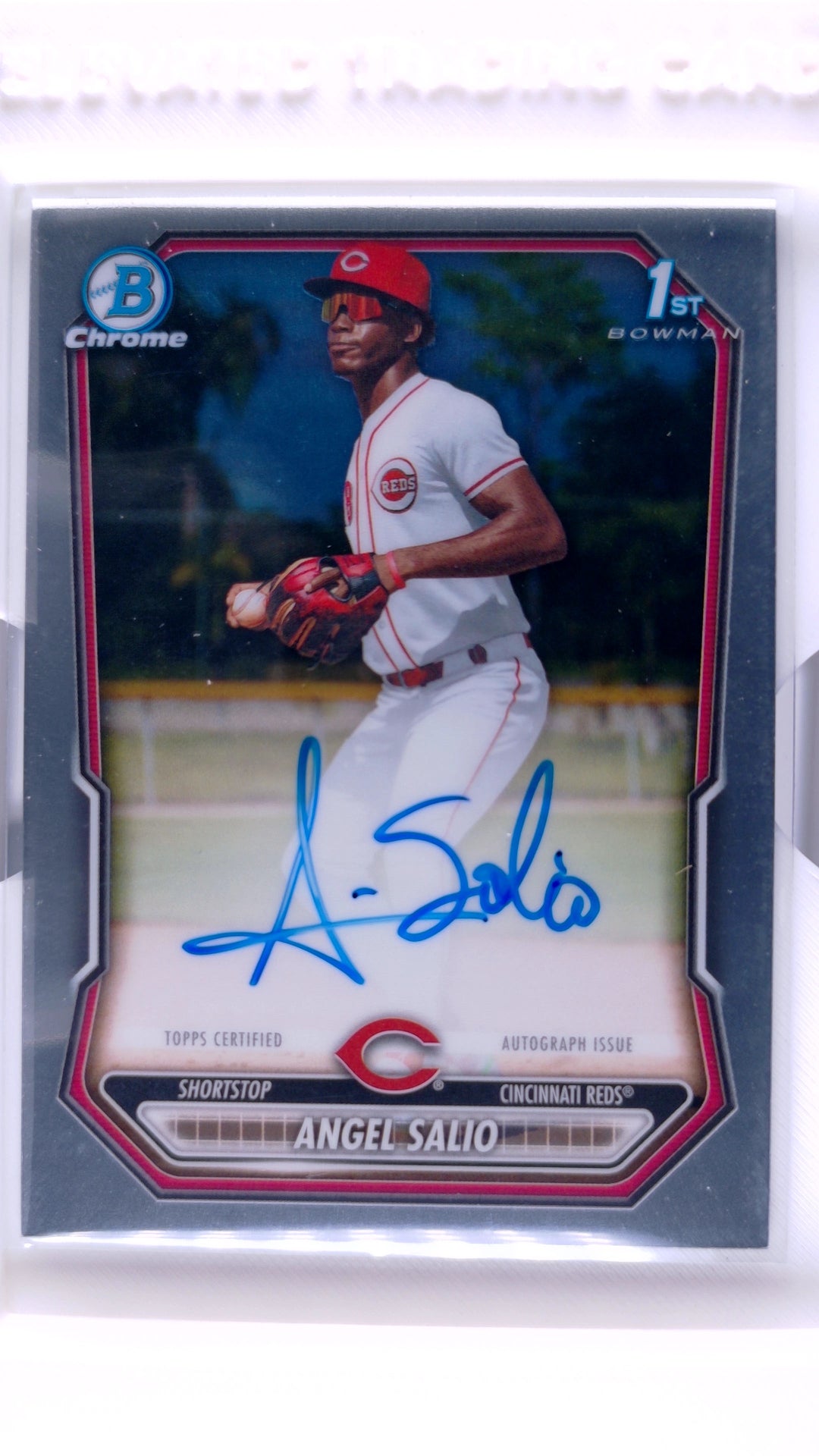 #CPA-AS Angel Salio Bowman Chrome Prospect Autographs - front