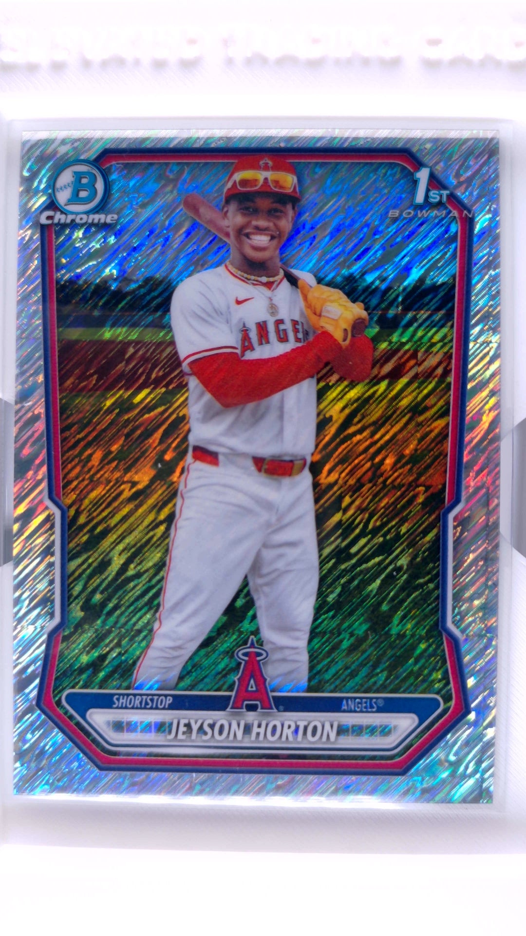 #BCP-228 Jeyson Horton Bowman Chrome Prospects Shimmer Refractor - front