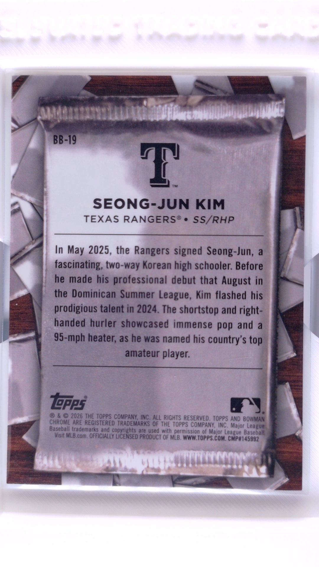 #BB-19 Seong-Jun Kim Big Break - back