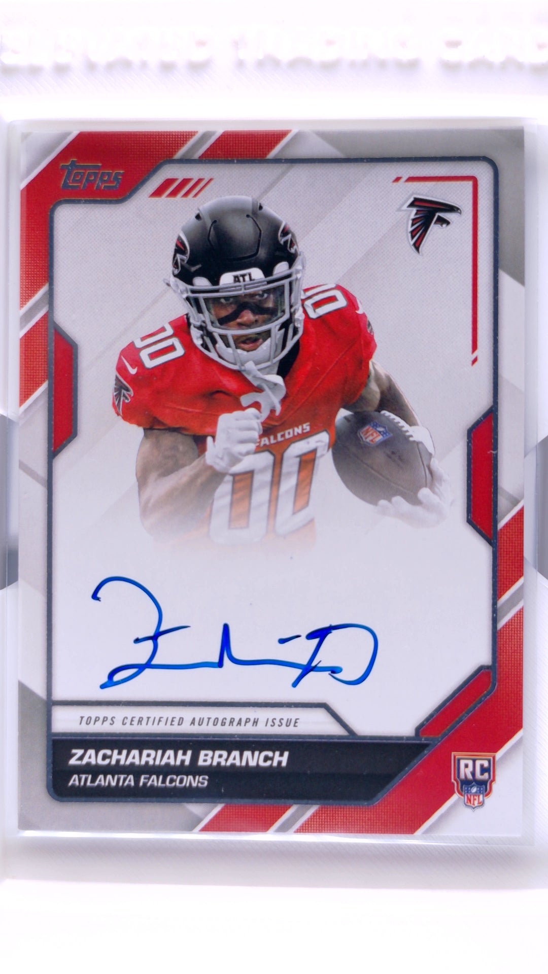 #FFS-ZB Zachariah Branch Rookie Flagship First Signatures - front
