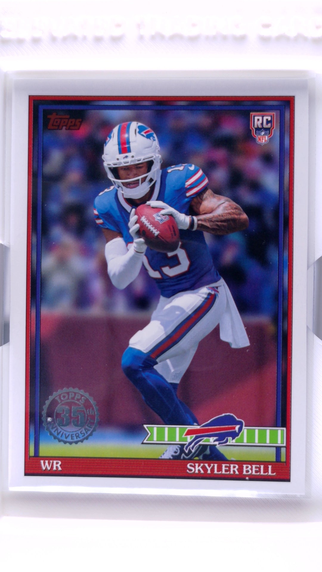 #91TR-27 Skyler Bell Rookie 1991 Topps Rookies Football - front
