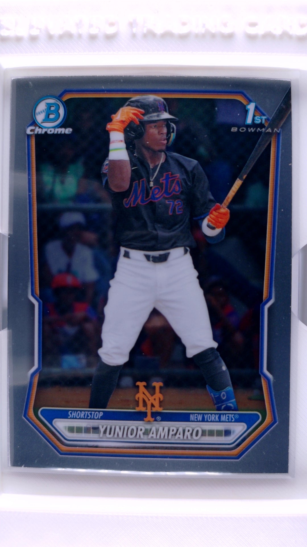 #BCP-232 Yunior Amparo Bowman Chrome Prospects - front