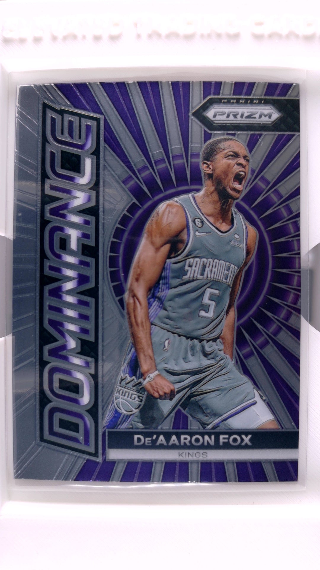 #17 De'Aaron Fox Dominance - front