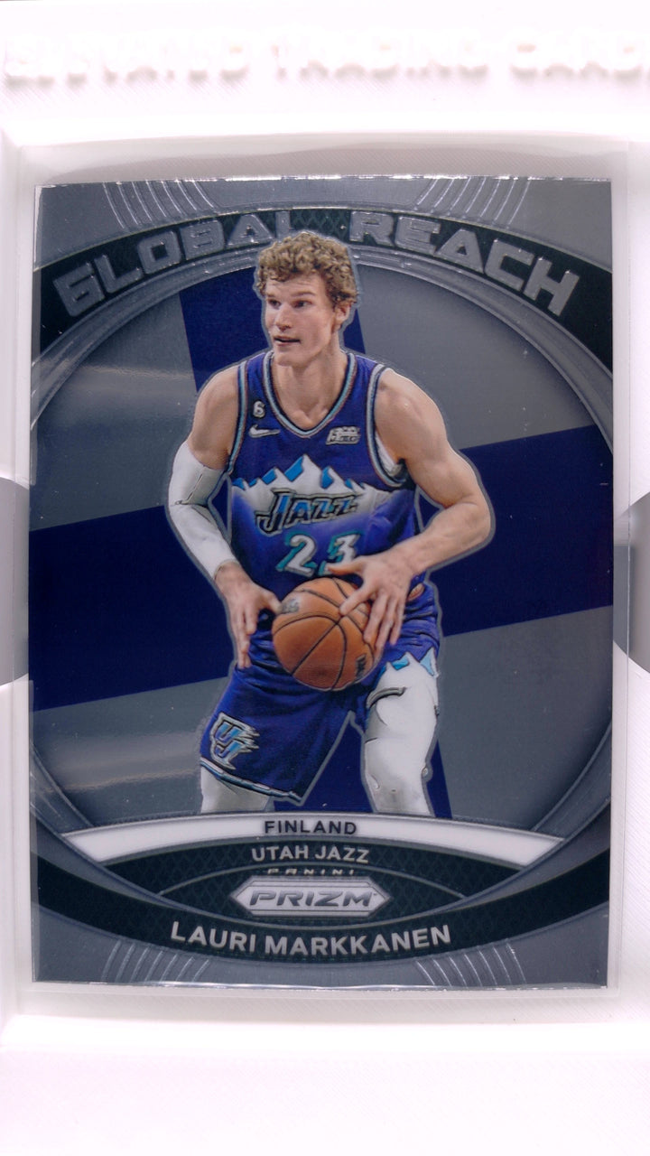 2023 Panini Prizm Basketball Lauri Markkanen #8 Global Reach — Front