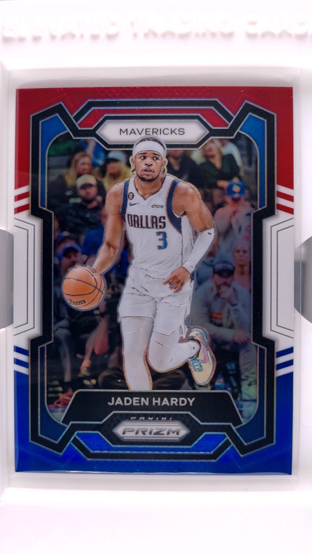 #21 Jaden Hardy Red, White And Blue Prizm - front