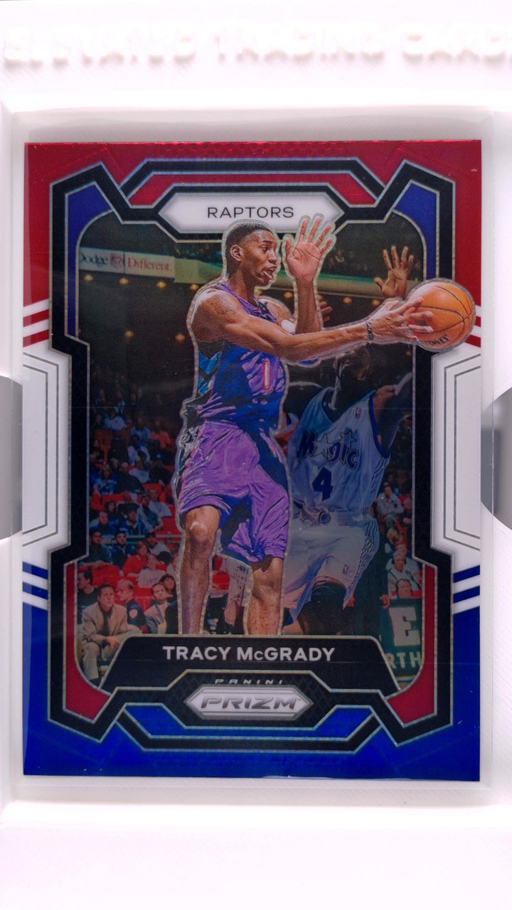 2023 Panini Prizm Basketball Tracy McGrady #196 Red, White And Blue Prizm — Front