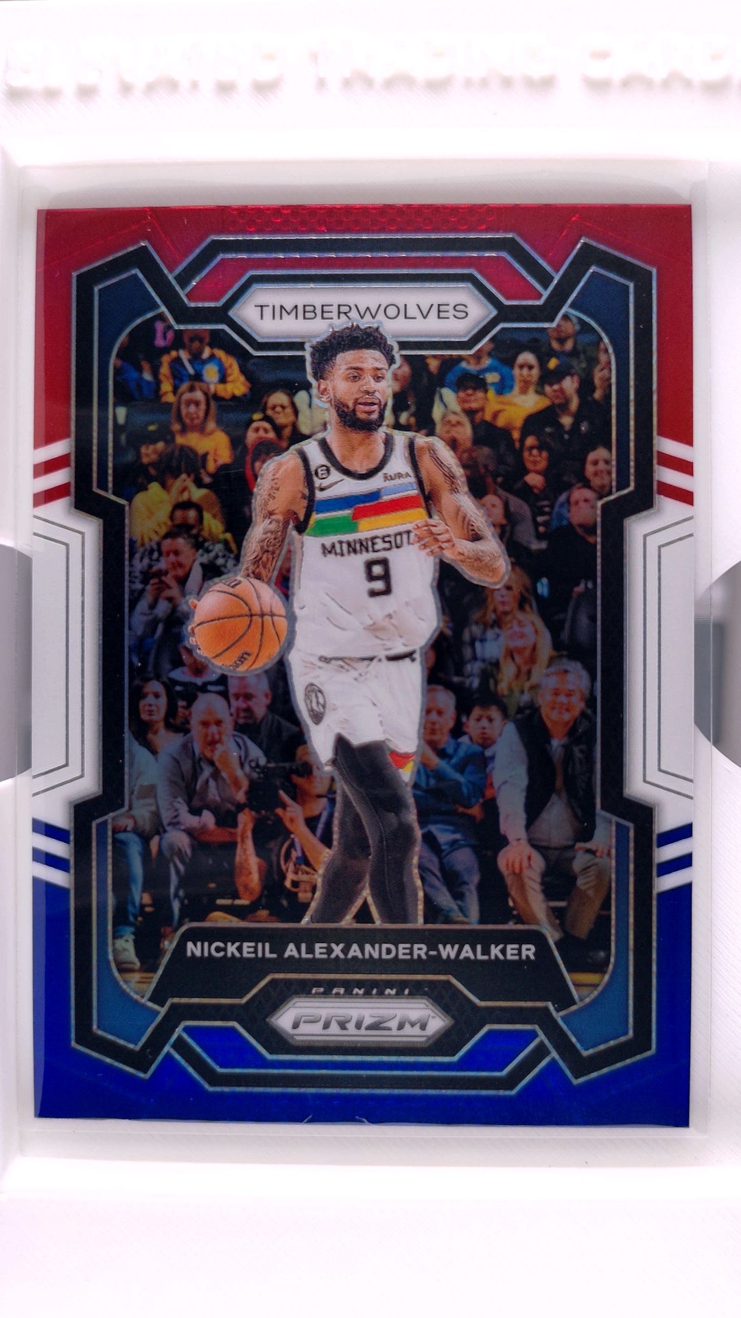 #218 Nickeil Alexander-Walker Red, White And Blue Prizm - front