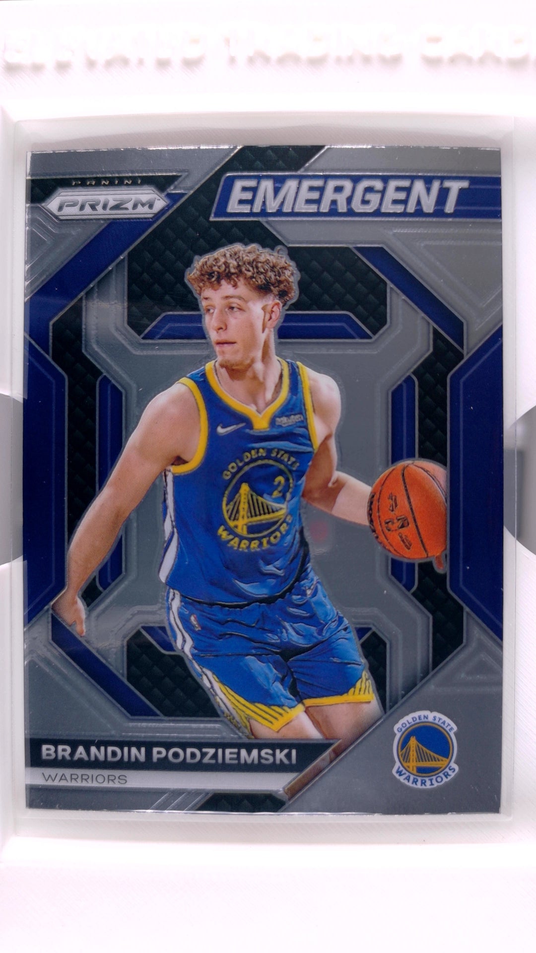 #24 Brandin Podziemski Rookie Emergent - front