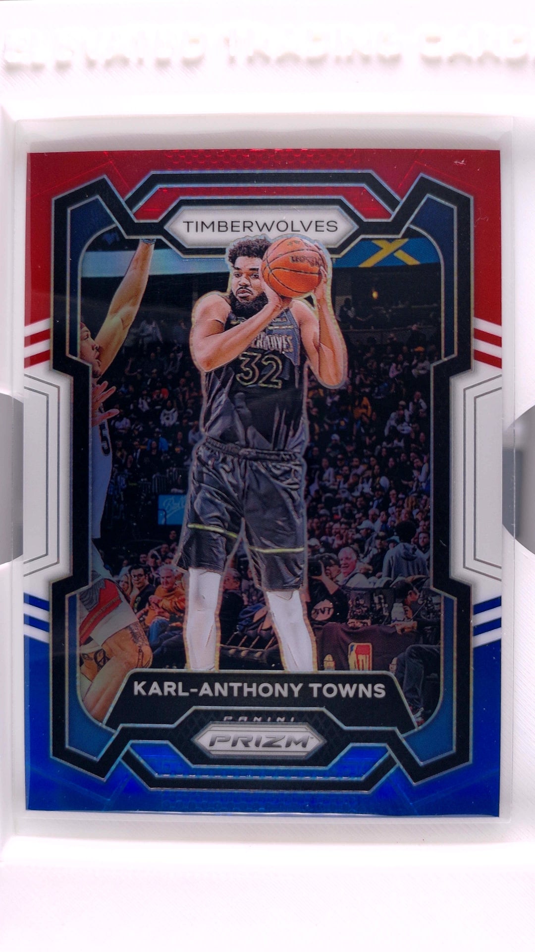 #78 Karl-Anthony Towns Red, White And Blue Prizm - front