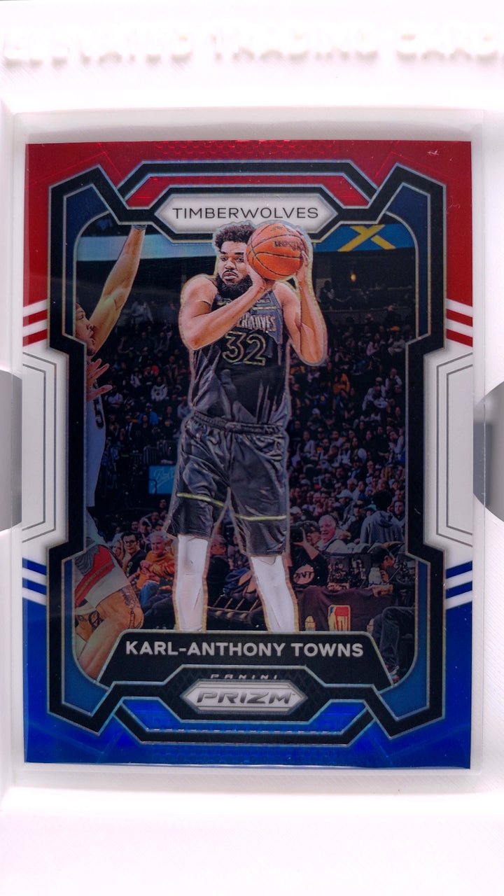 2023 Panini Prizm Basketball Karl-Anthony Towns #78 Red, White And Blue Prizm — Front
