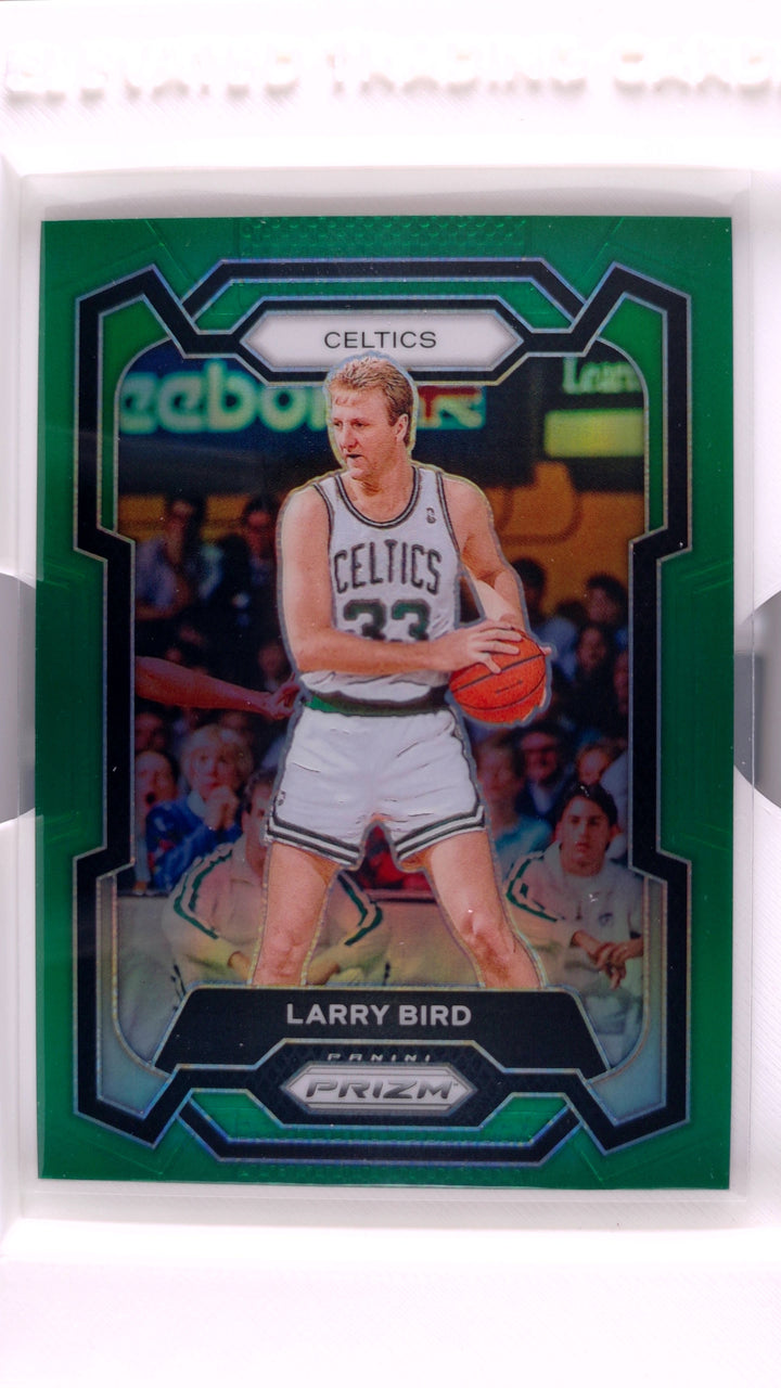 2023 Panini Prizm Basketball Larry Bird #189 Green Prizm — Front