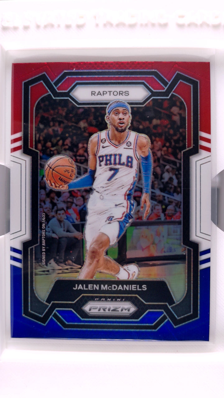 2023 Panini Prizm Basketball Jalen McDaniels #291 Red, White And Blue Prizm — Front
