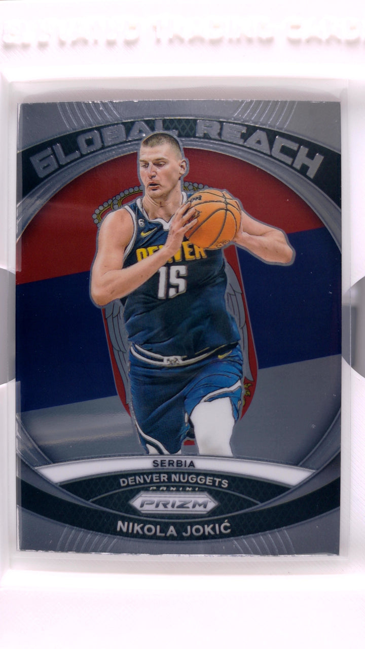 2023 Panini Prizm Basketball Nikola Jokic #3 Global Reach — Front
