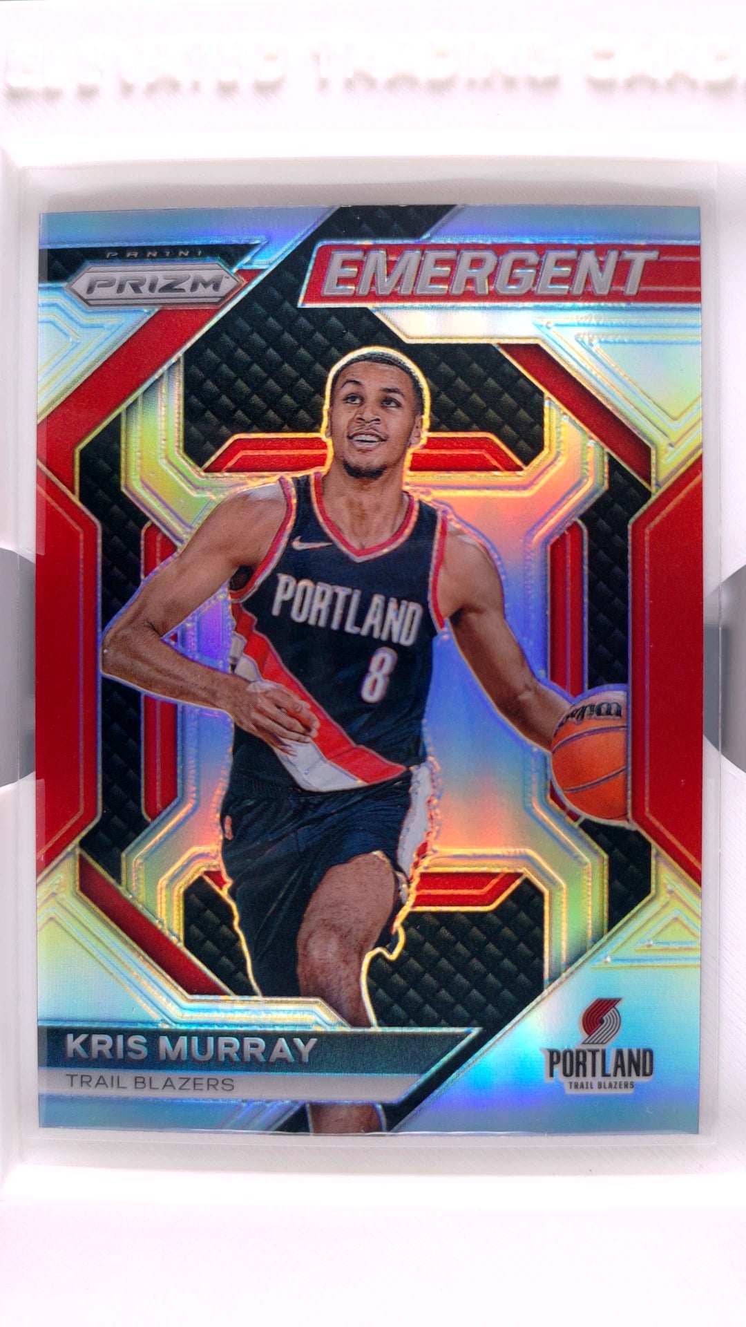 #11 Kris Murray Rookie Emergent Silver Prizm - front