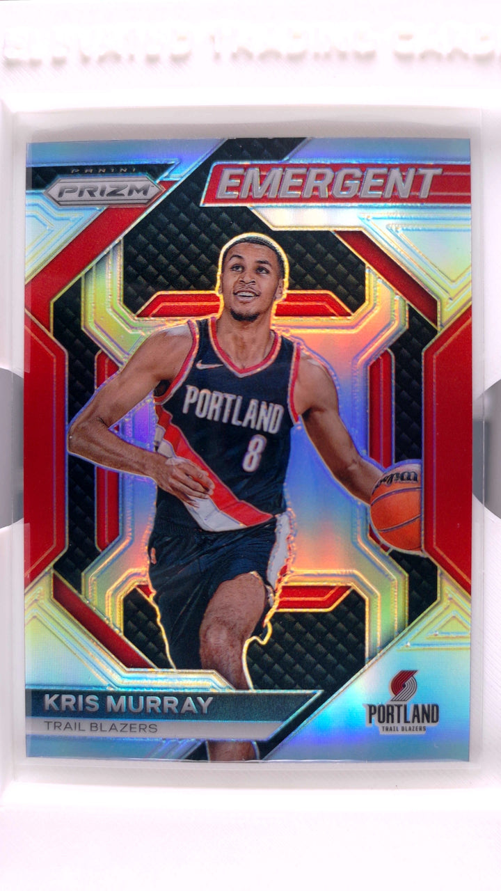 2023 Panini Prizm Basketball Kris Murray #11 Emergent Silver Prizm RC — Front