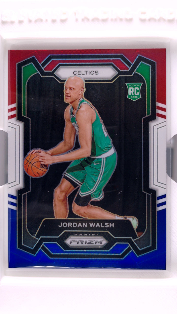 2023 Panini Prizm Basketball Jordan Walsh #158 Red, White And Blue Prizm RC — Front