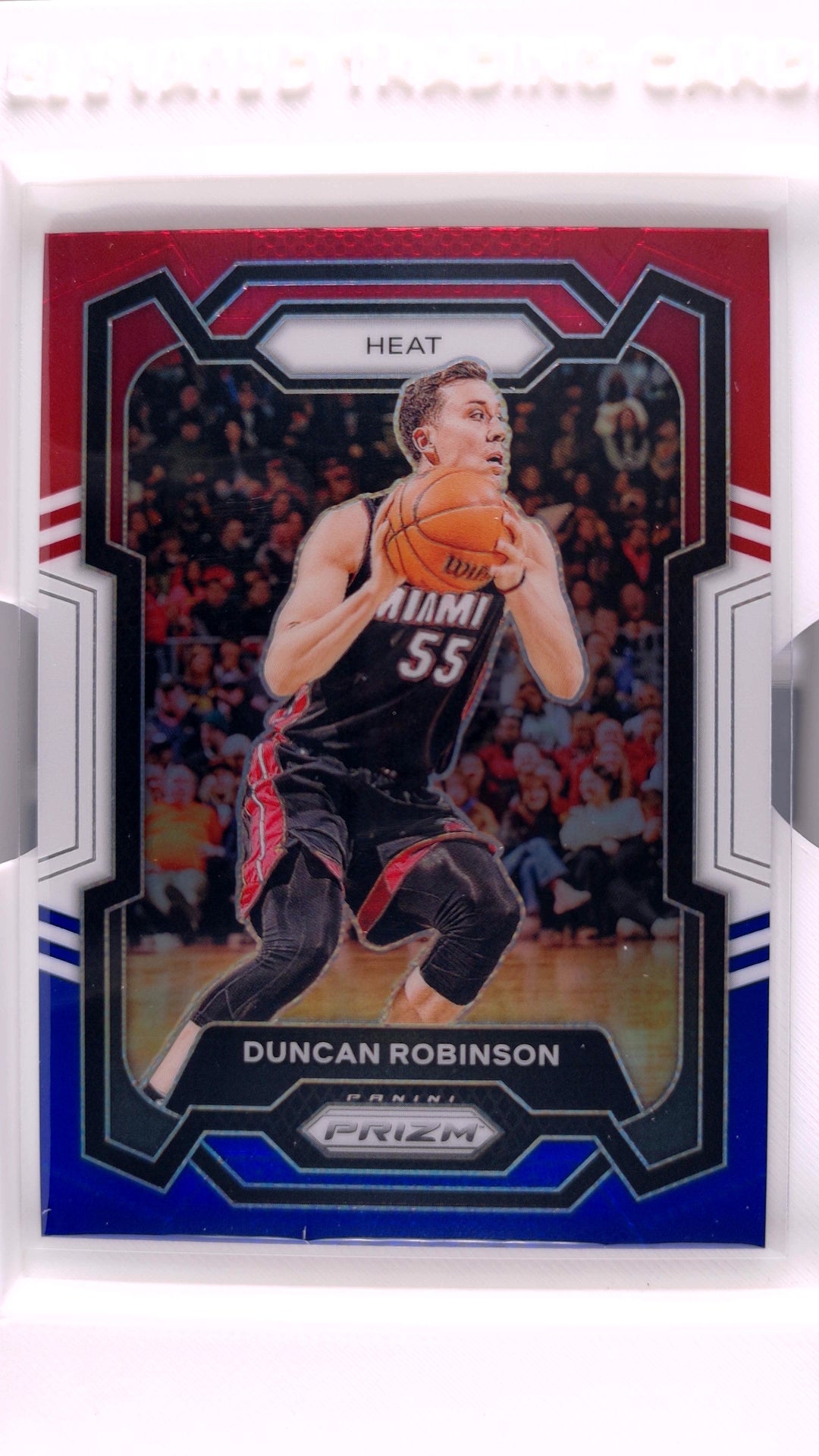 #208 Duncan Robinson Red, White And Blue Prizm - front