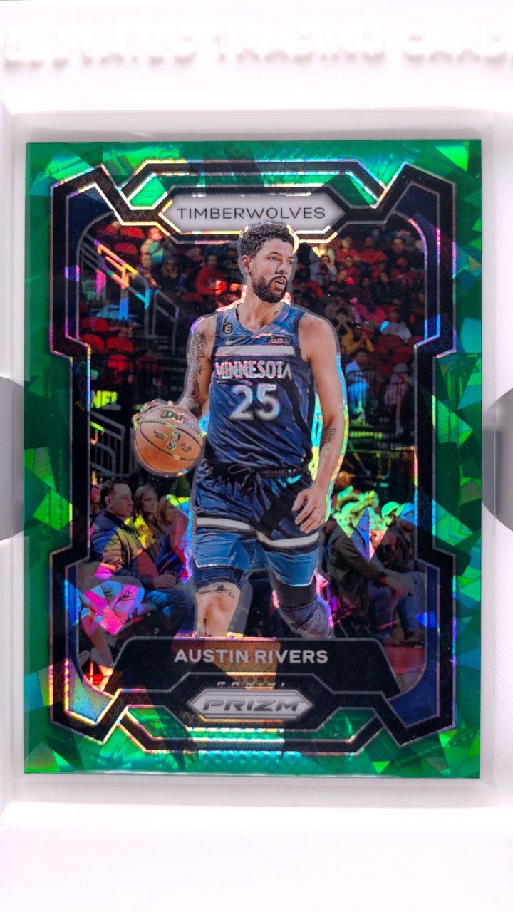 2023 Panini Prizm Basketball Austin Rivers #278 Green Ice Prizm — Front