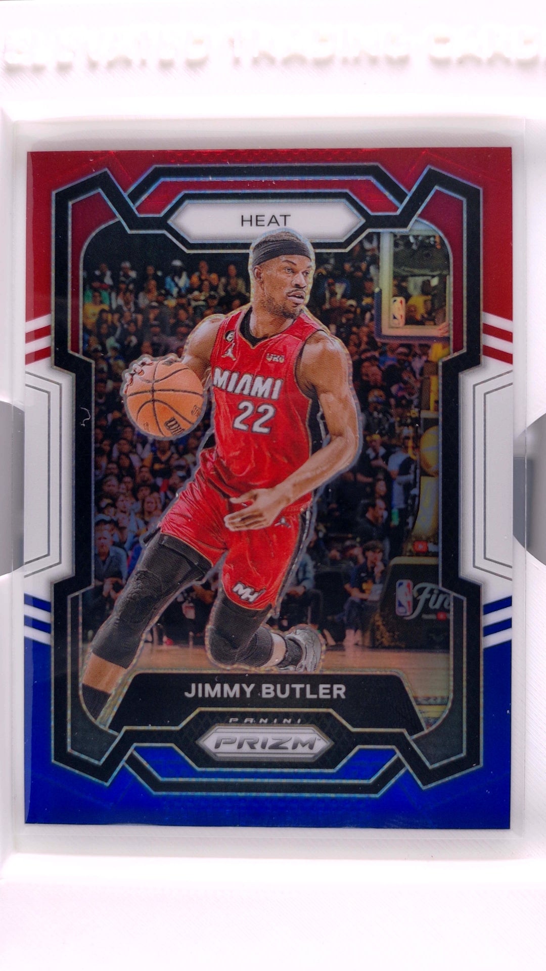#118 Jimmy Butler Red, White And Blue Prizm - front