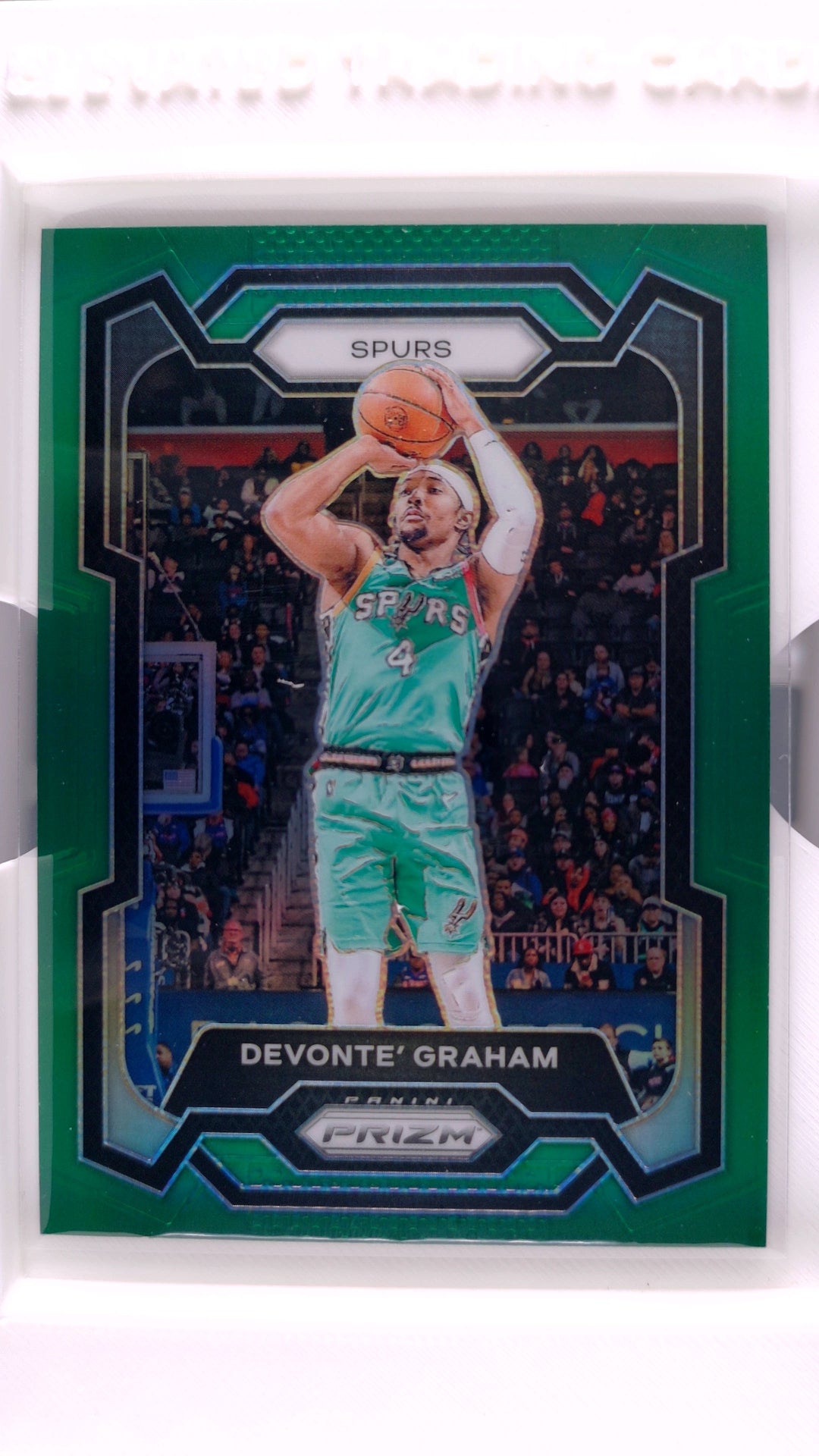 #233 Devonte' Graham Green Prizm - front
