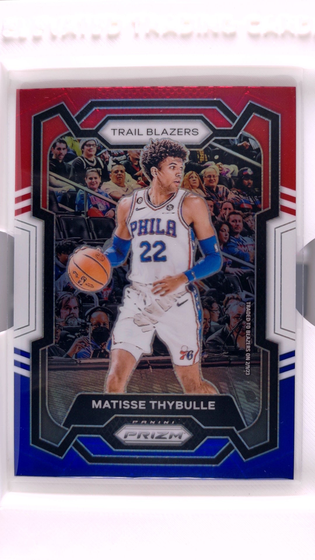 #269 Matisse Thybulle Red, White And Blue Prizm - front