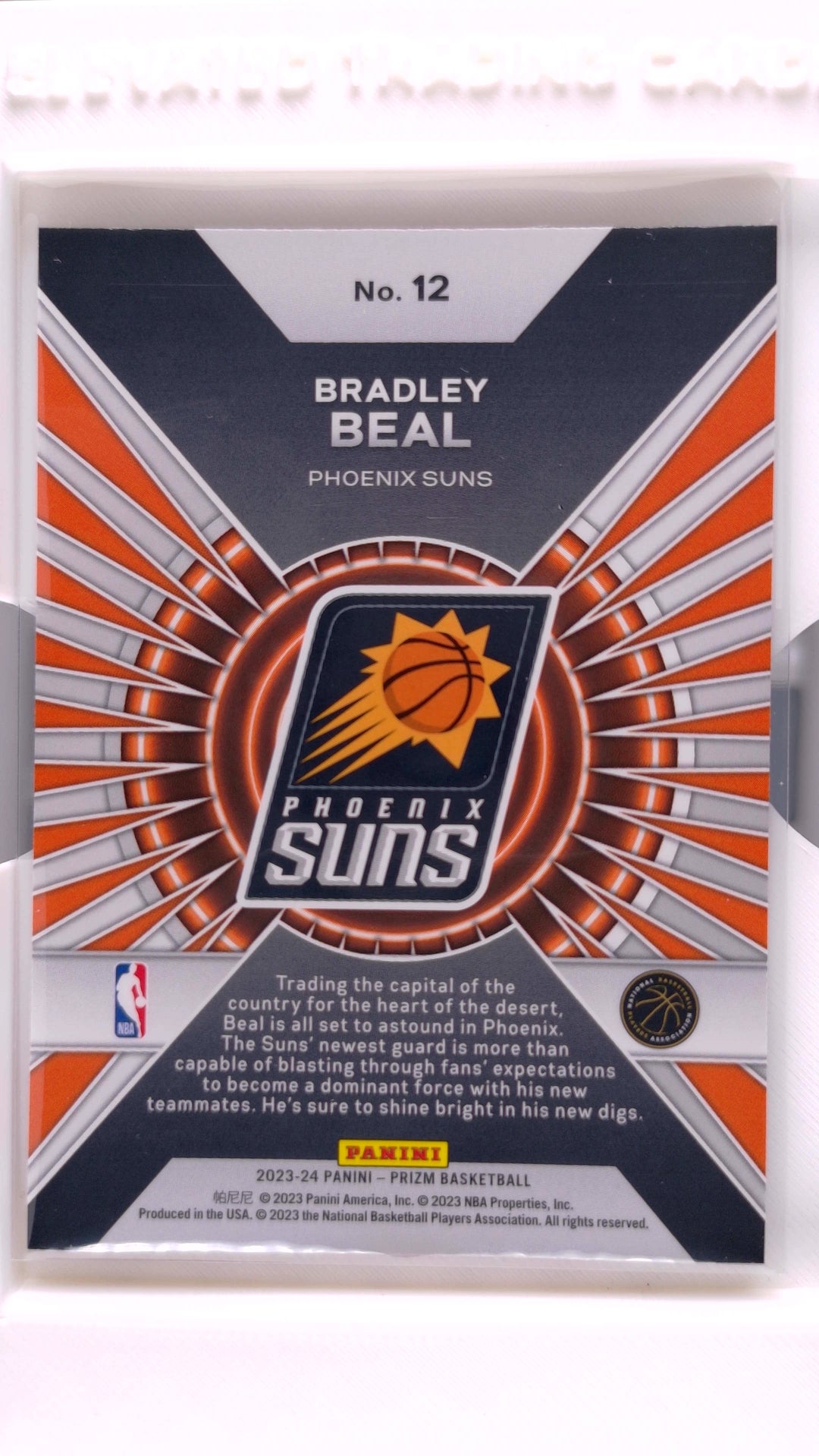 #12 Bradley Beal Dominance - back