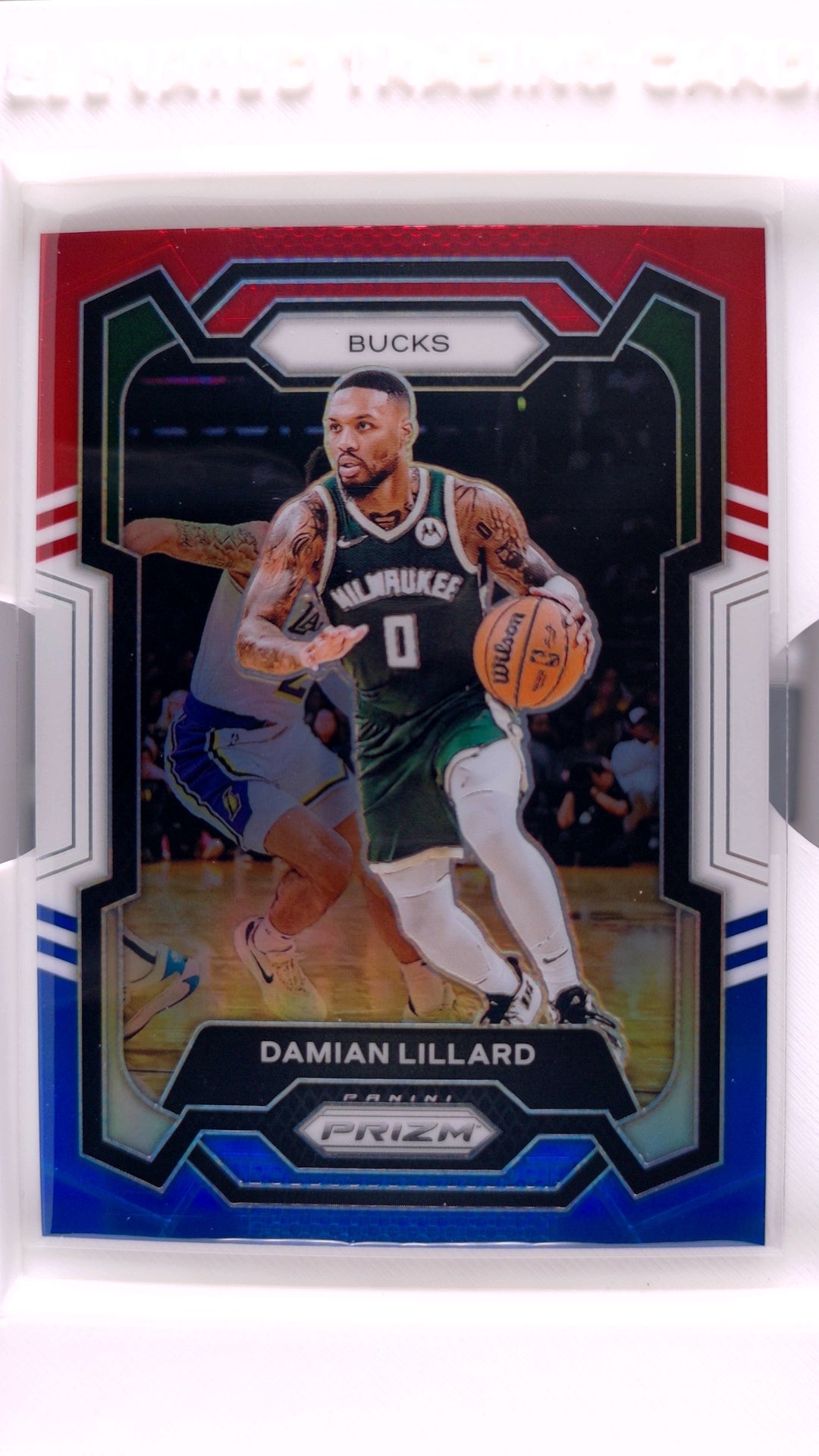 #35 Damian Lillard Red, White And Blue Prizm - front