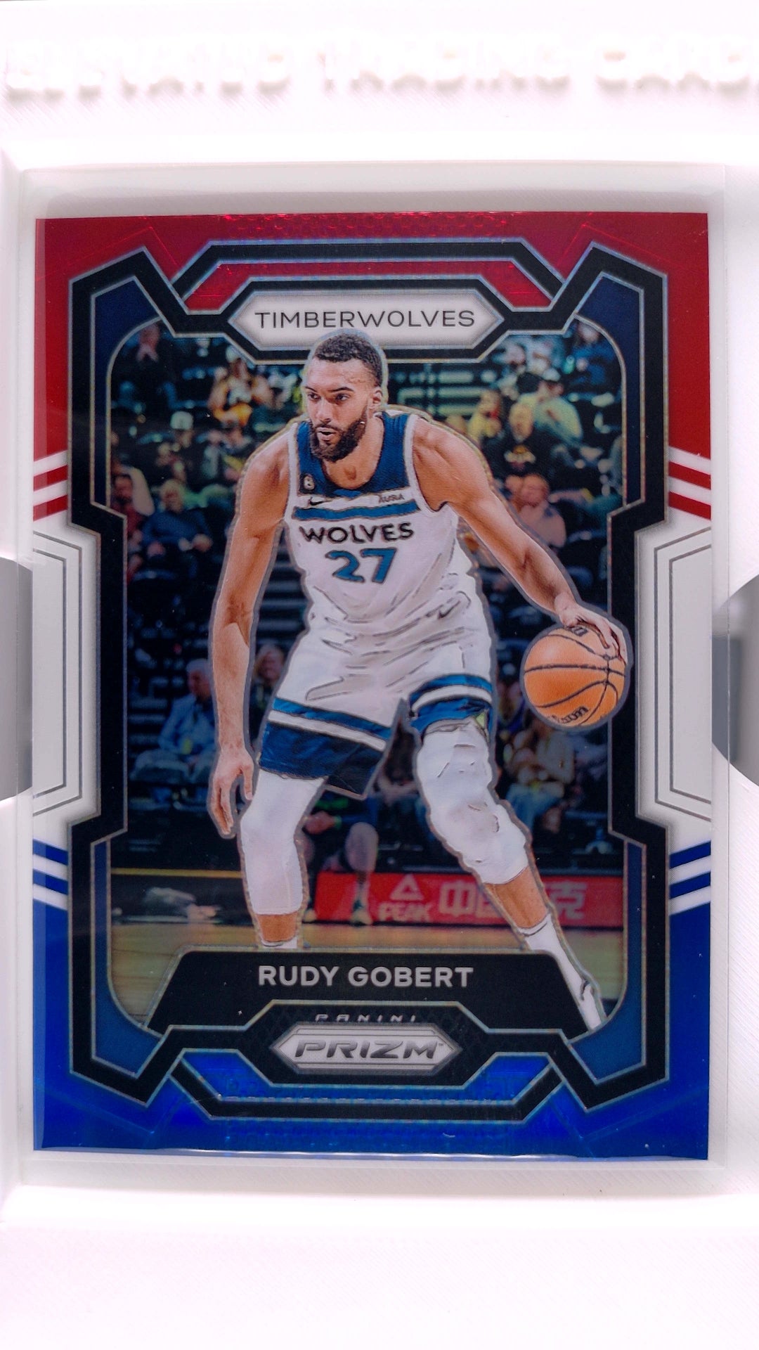 #59 Rudy Gobert Red, White And Blue Prizm - front
