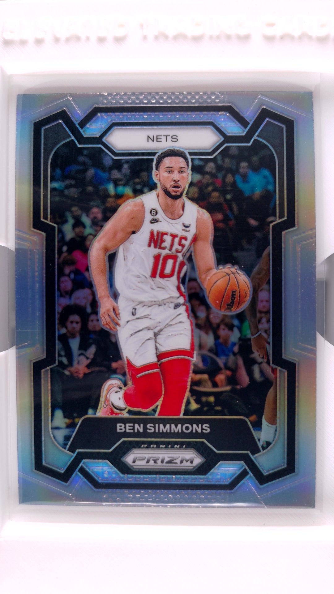 #26 Ben Simmons Silver Prizm - front