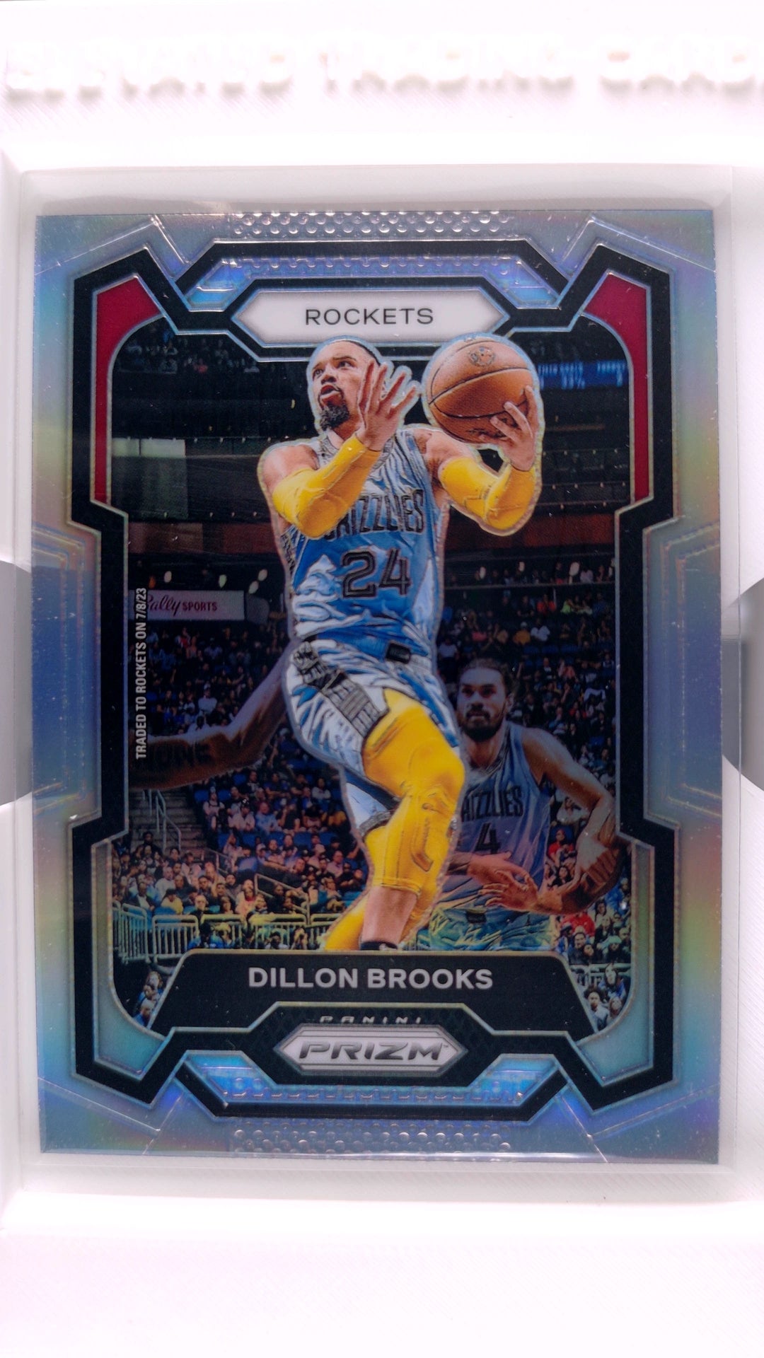 #68 Dillon Brooks Silver Prizm - front