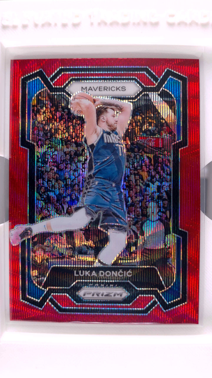 2023 Panini Prizm Basketball Luka Doncic #110 Ruby Wave Prizm — Front