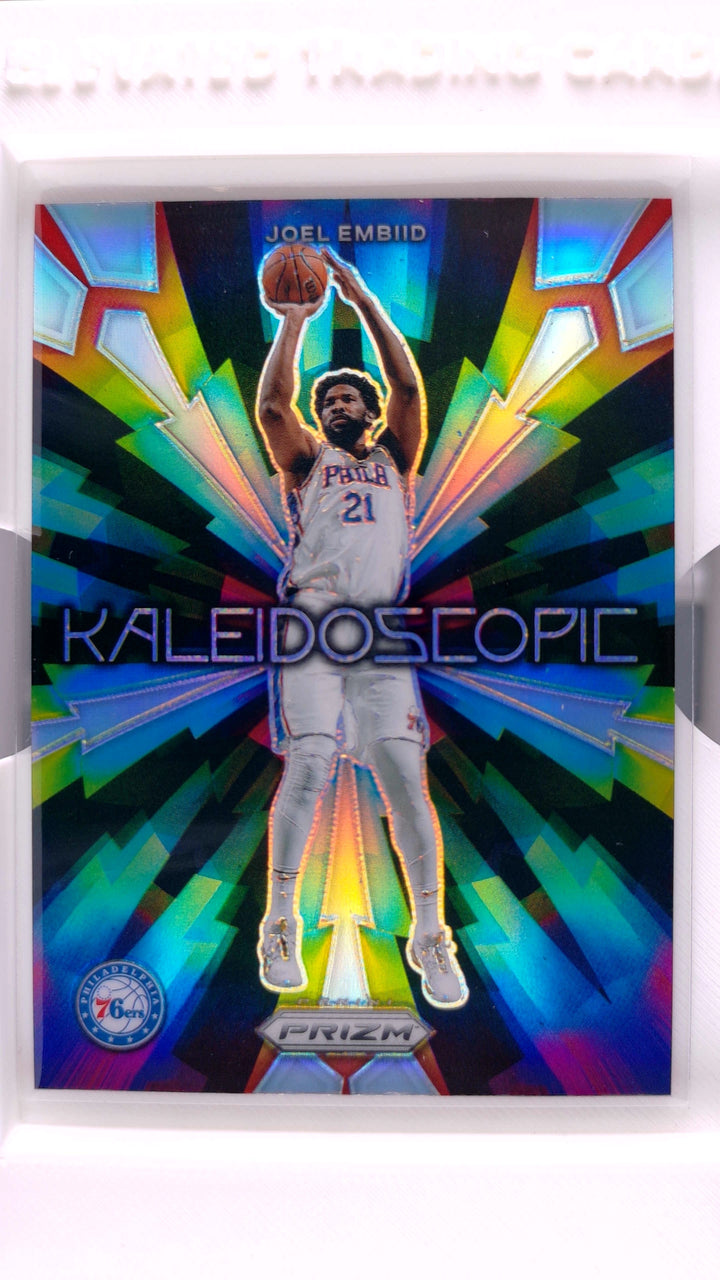 2023 Panini Prizm Basketball Joel Embiid #9 Kaleidoscopic — Front