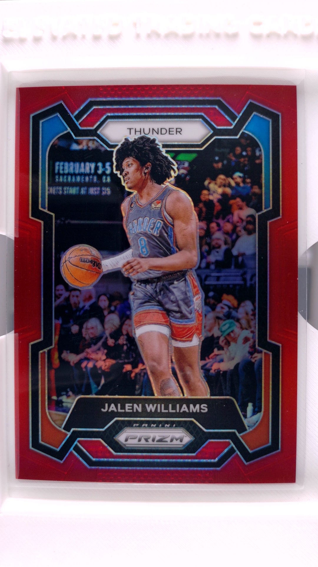 #19 Jalen Williams Red Prizm #63/299 - front