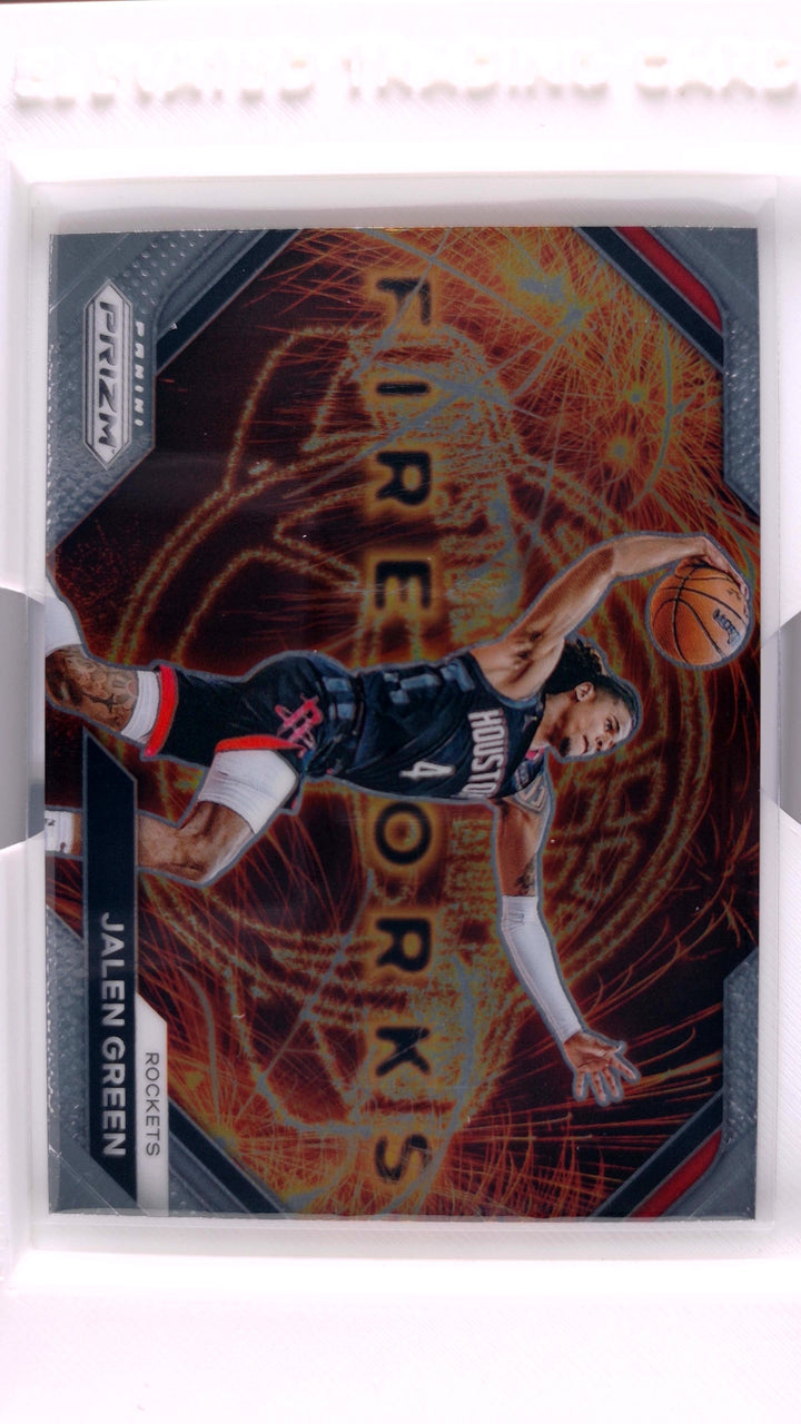 2023 Panini Prizm Basketball Jalen Green #21 Fireworks — Front