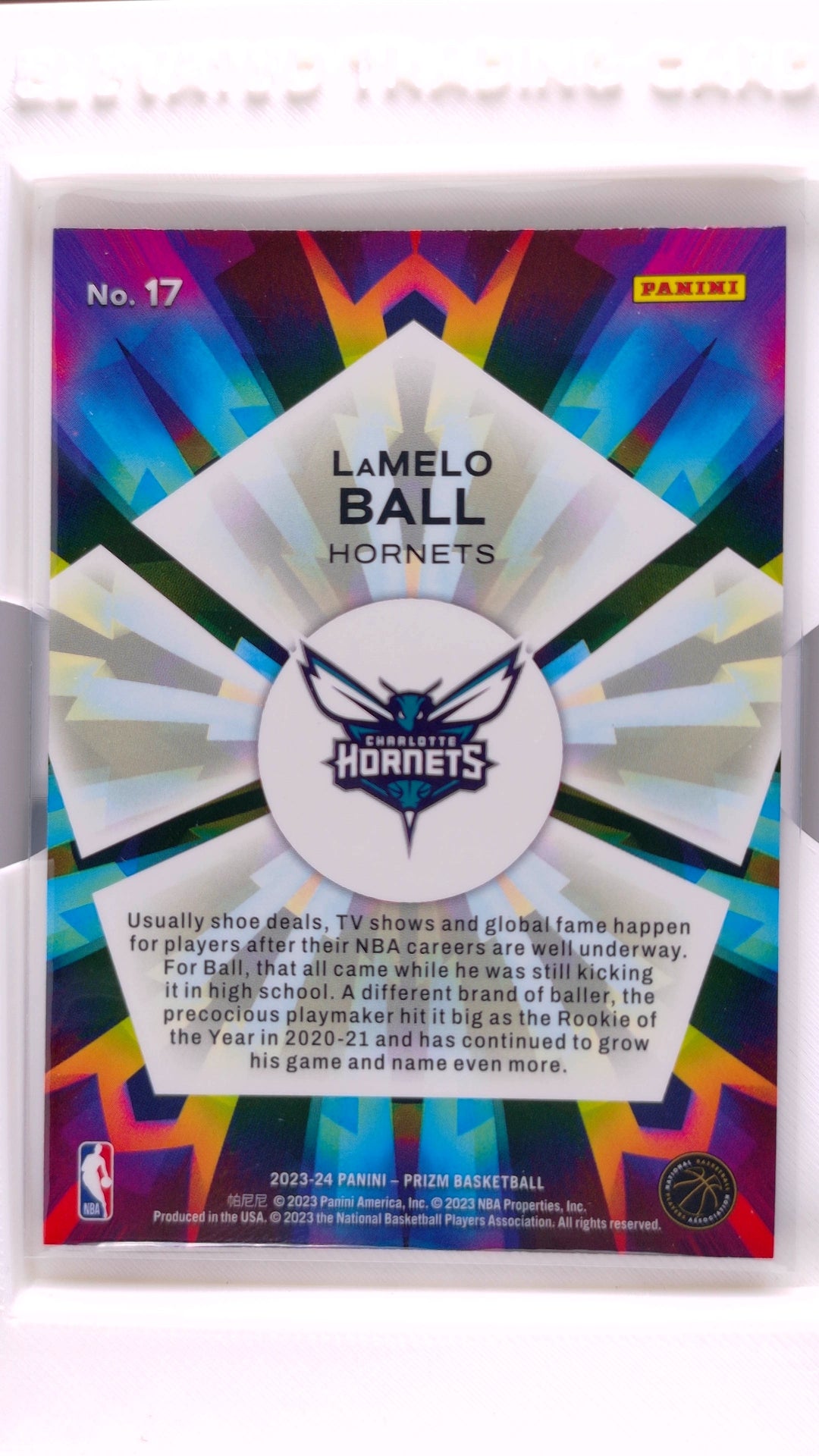 #17 LaMelo Ball Kaleidoscopic - back