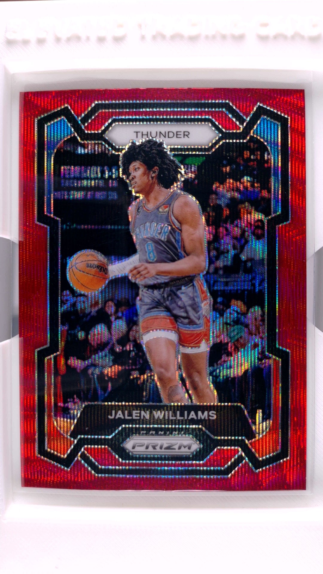 #19 Jalen Williams Ruby Wave Prizm - front