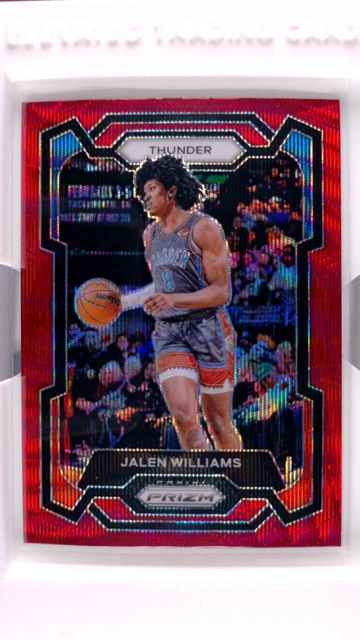 2023 Panini Prizm Basketball Jalen Williams #19 Ruby Wave Prizm — Front