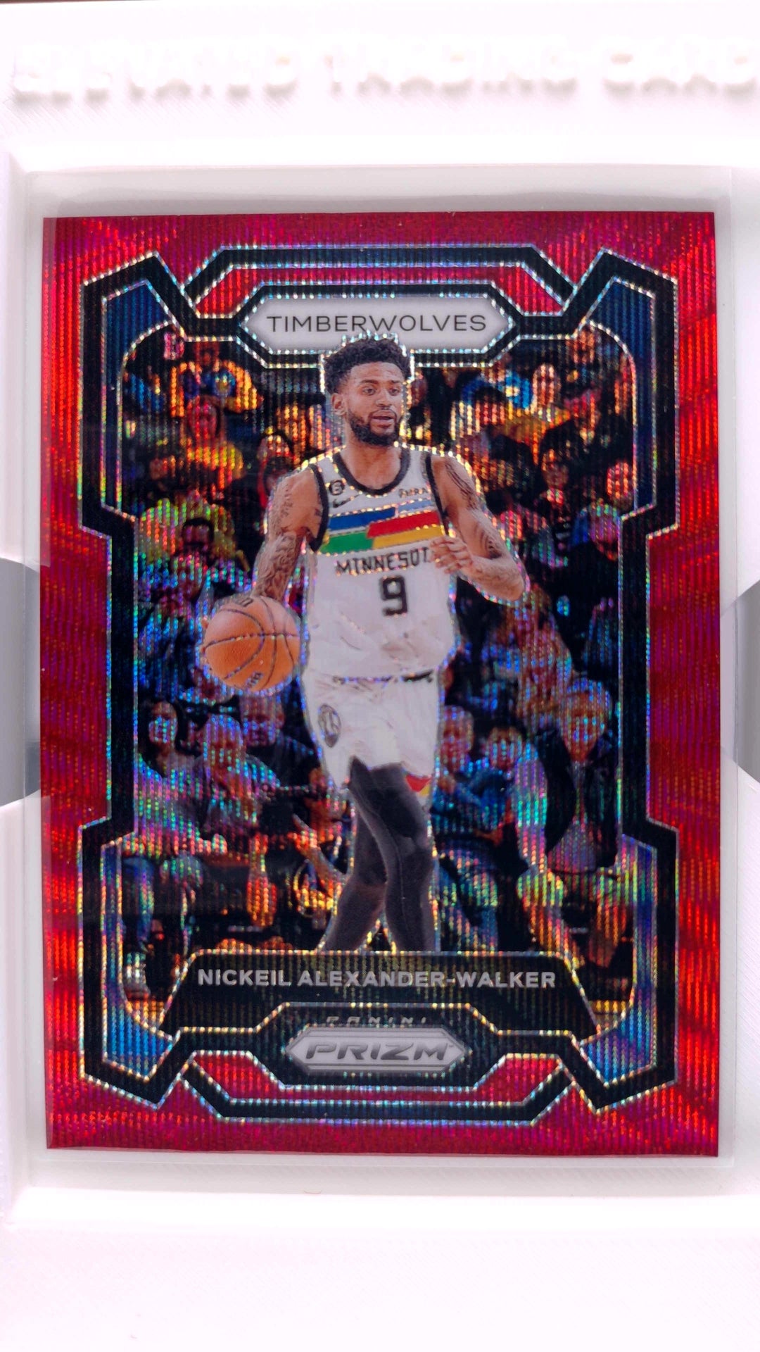 #218 Nickeil Alexander-Walker Ruby Wave Prizm - front