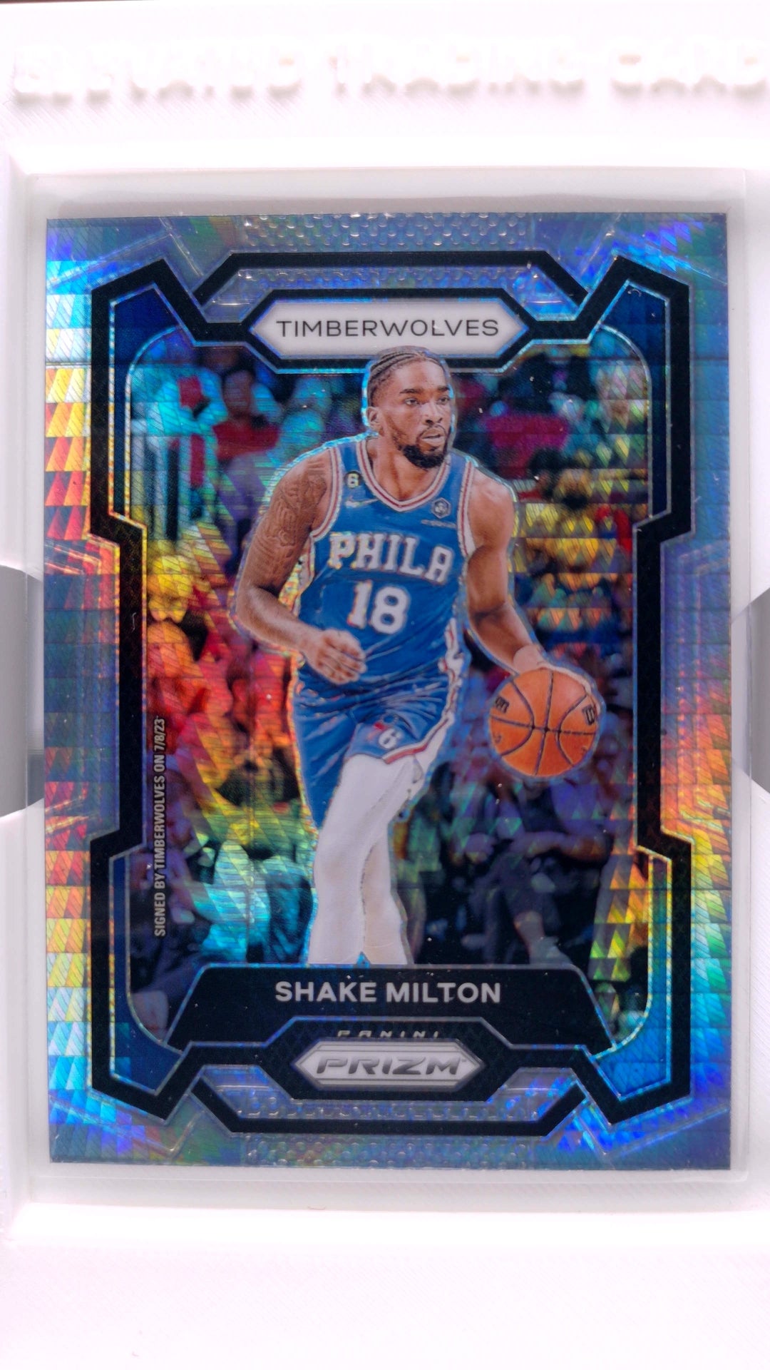 #215 Shake Milton Hyper Prizm - front