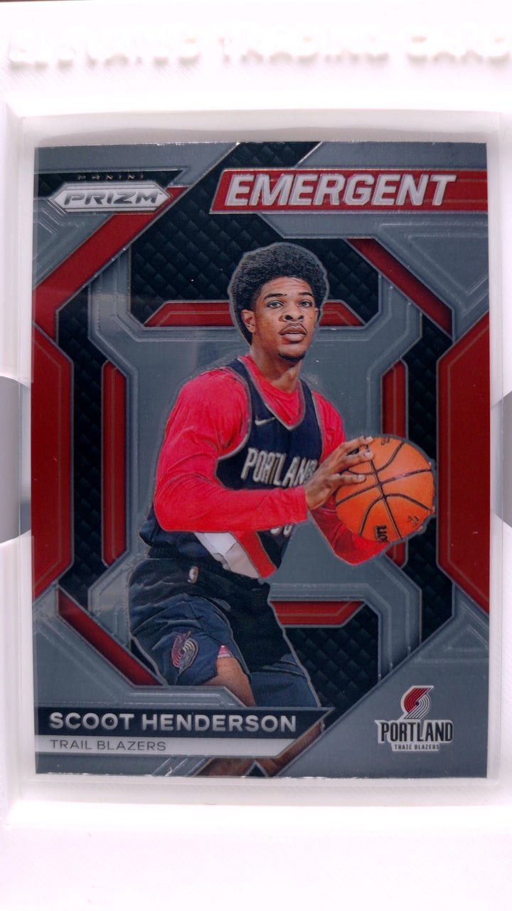 2023 Panini Prizm Basketball Scoot Henderson #16 Emergent RC — Front