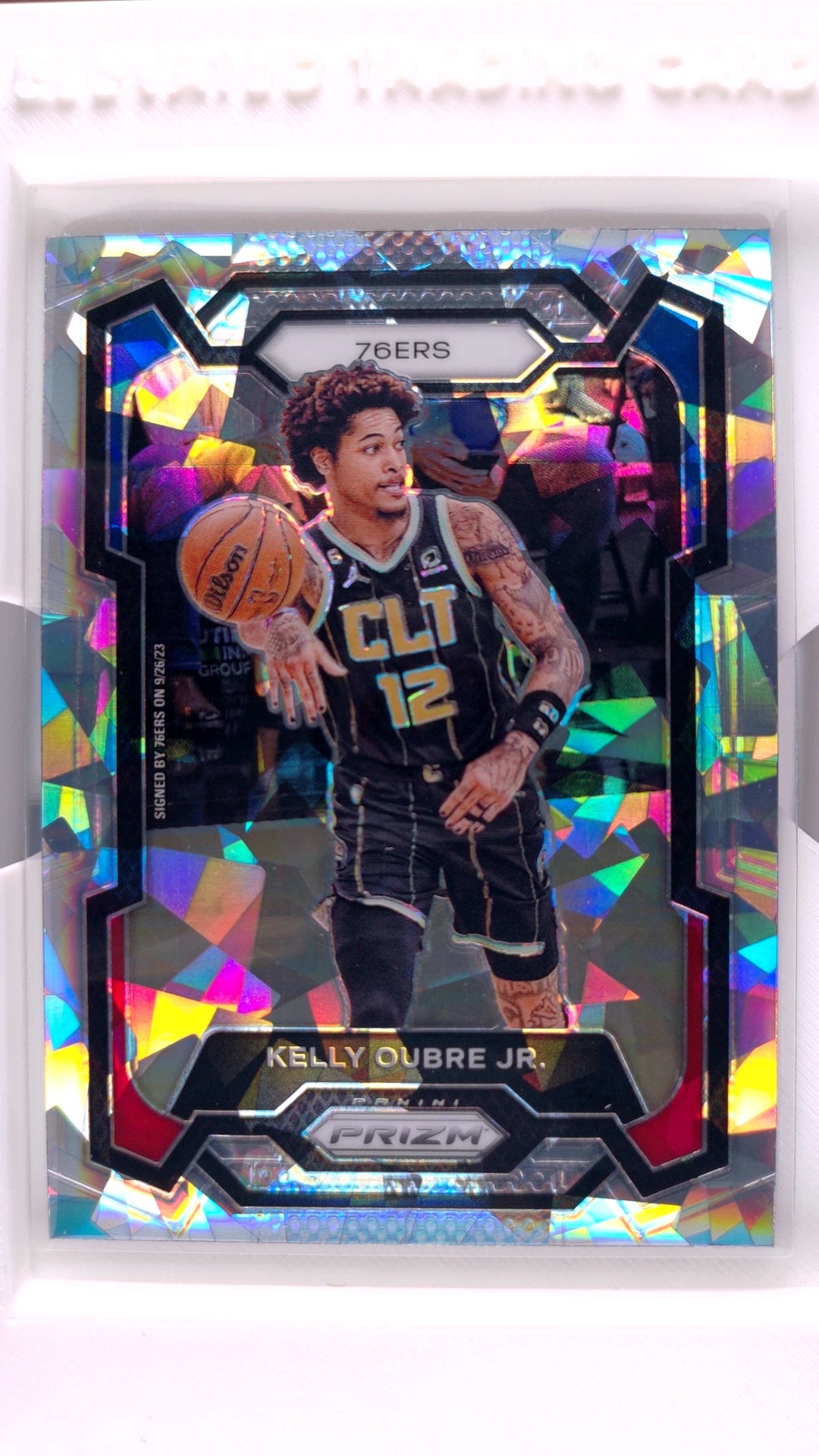 #257 Kelly Oubre Jr. Ice Prizm - front
