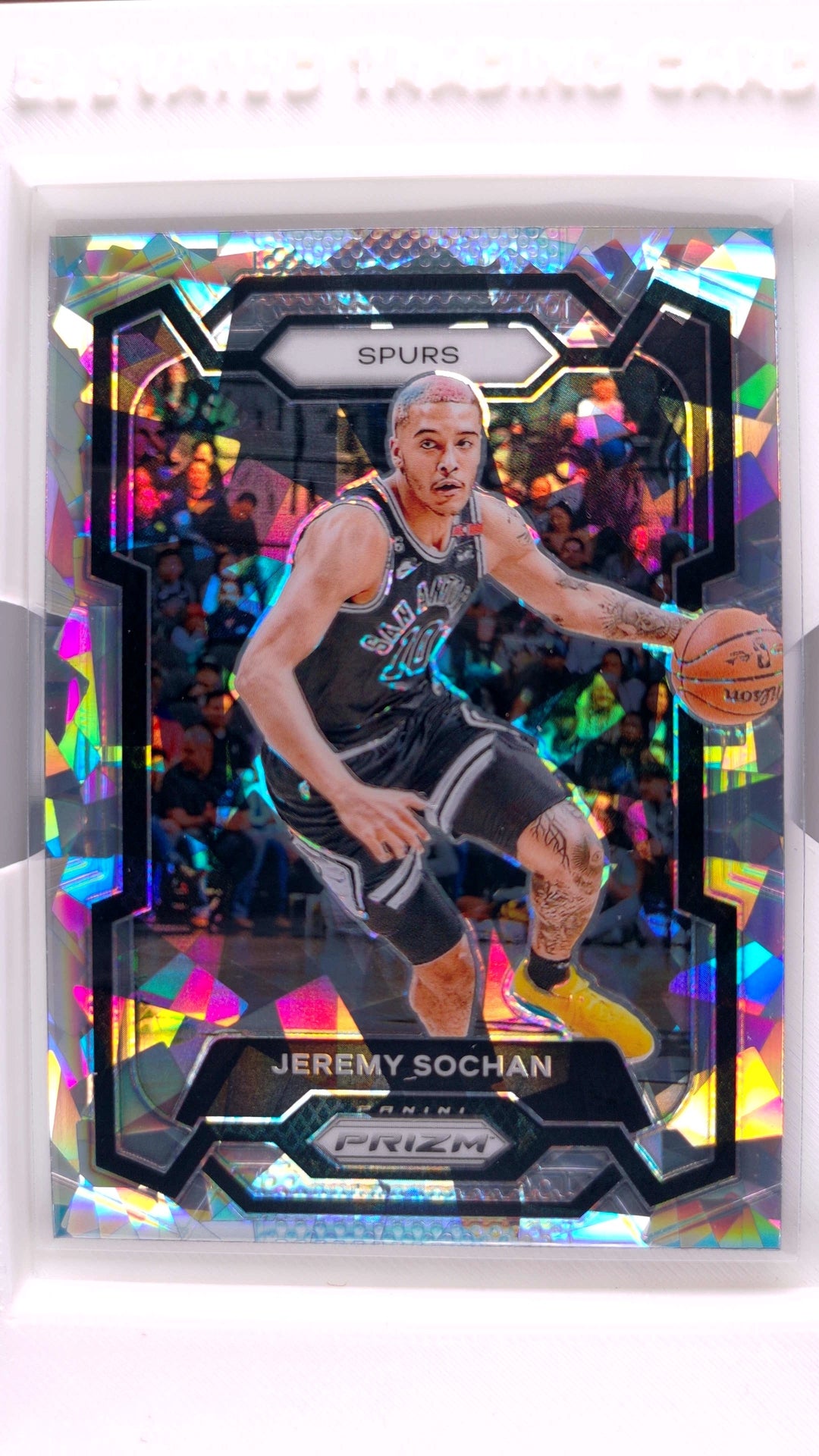 #122 Jeremy Sochan Ice Prizm - front
