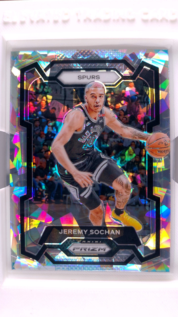 2023 Panini Prizm Basketball Jeremy Sochan #122 Ice Prizm — Front
