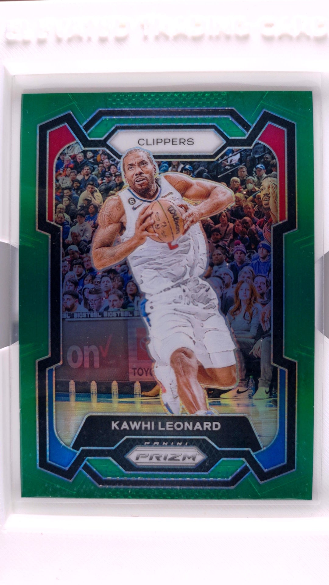 #4 Kawhi Leonard Green Prizm - front