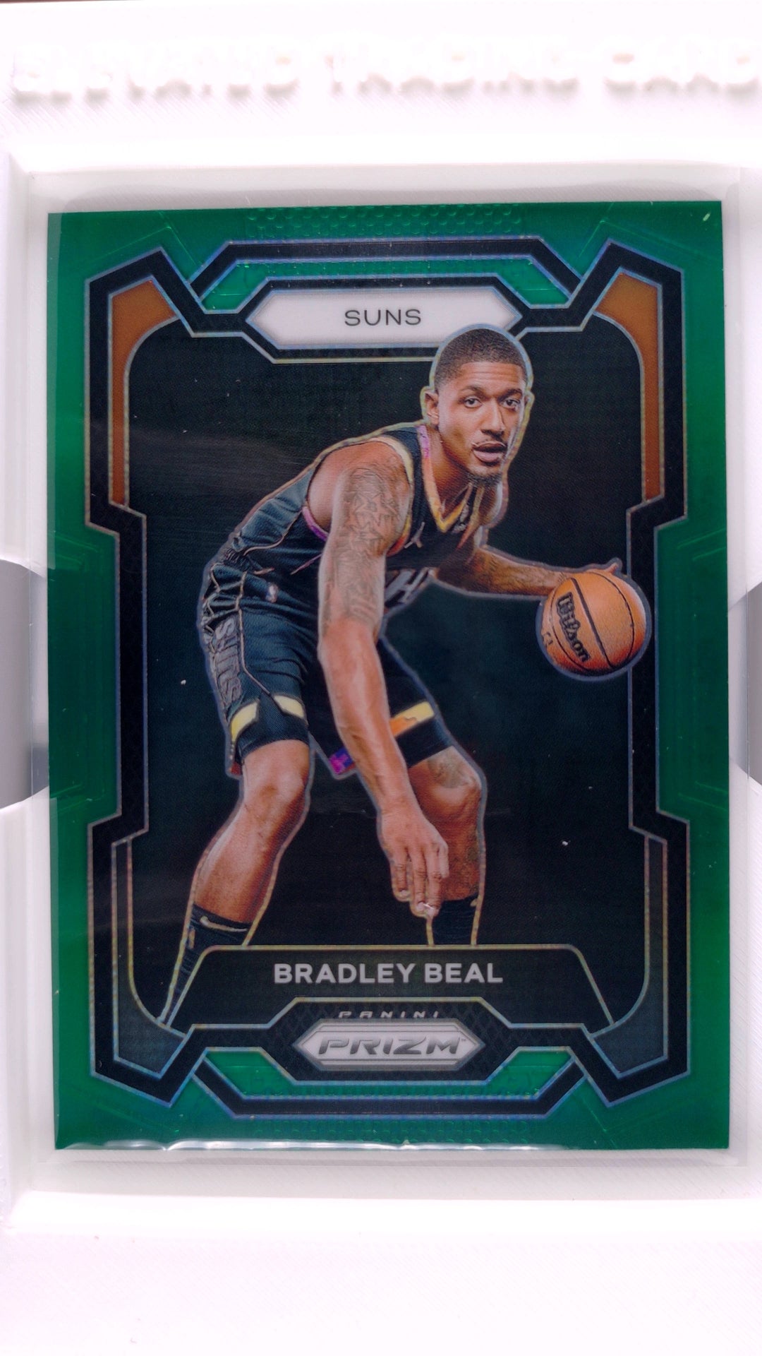 #64 Bradley Beal Green Prizm - front